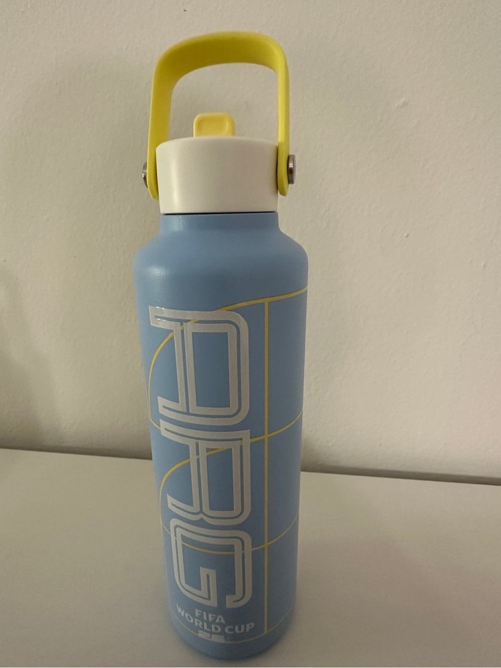 FIFA USA World Cup Water Bottle Thermo Soccer Argentina New!